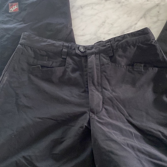 SPYDER • black nylon ski/snowboard pants sz 32x31, M - Picture 3 of 9